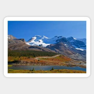 Canada. Columbia Icefield. Sticker